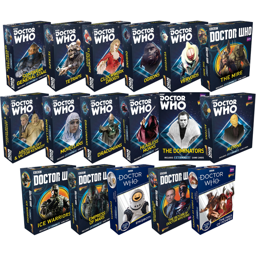 Warlord Games - Doctor Who Miniatures Bundle - 17 Sets