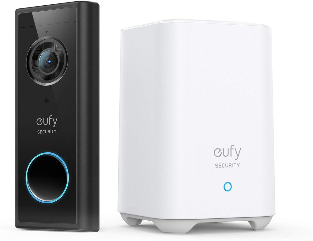 Eufy Security, Video Doorbell S220 (Battery-Powered) Kit, Security Camera - 2K R