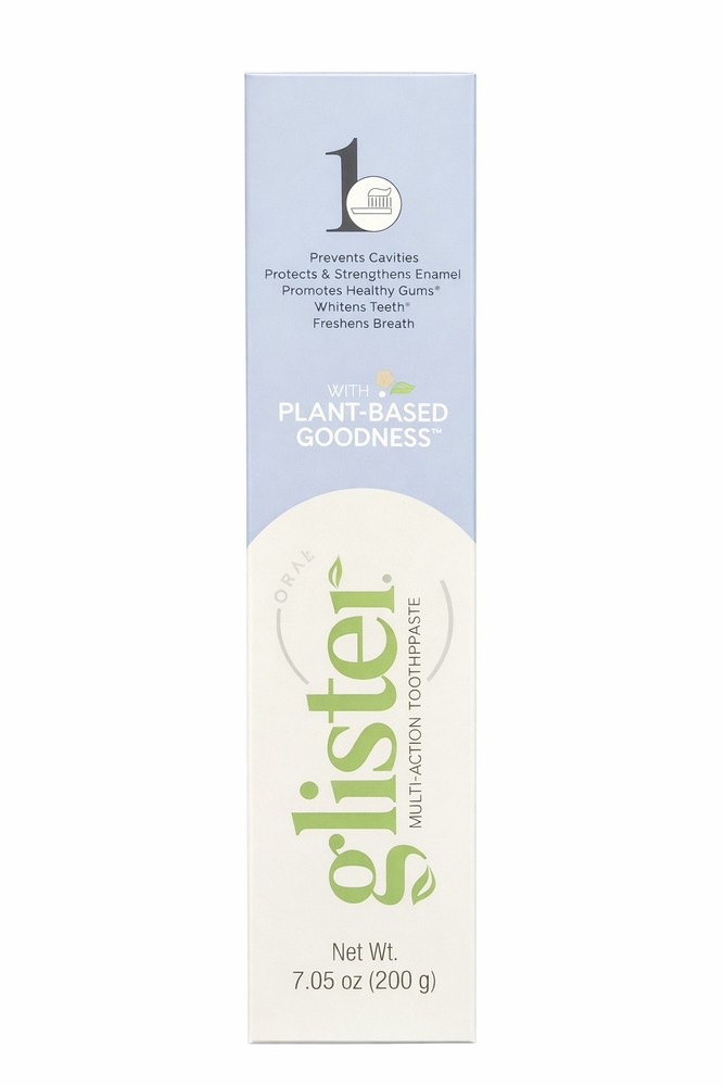 Glister Multi-Action Toothpaste Plant-Based Whitens Teeth 7.05oz 200g