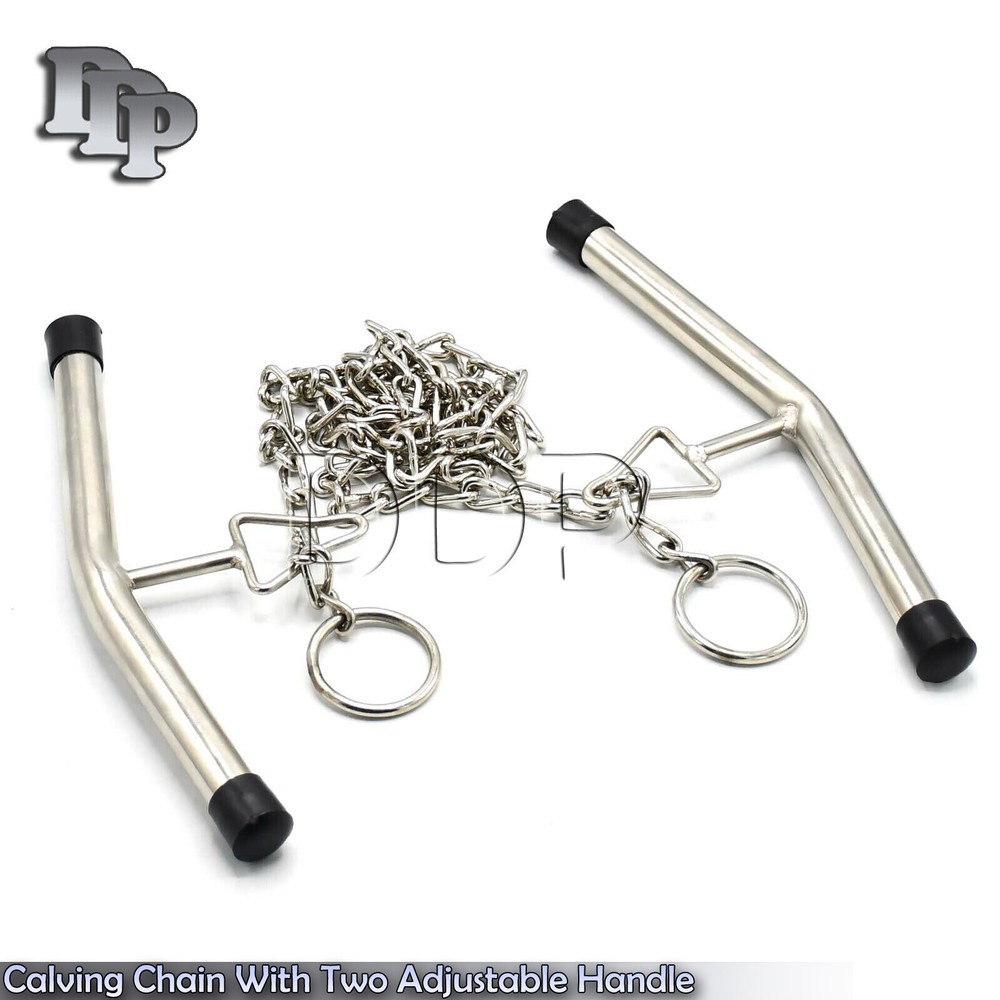 Calving Chain With Two Adjustable Handle 150 cm Long, VT-1284