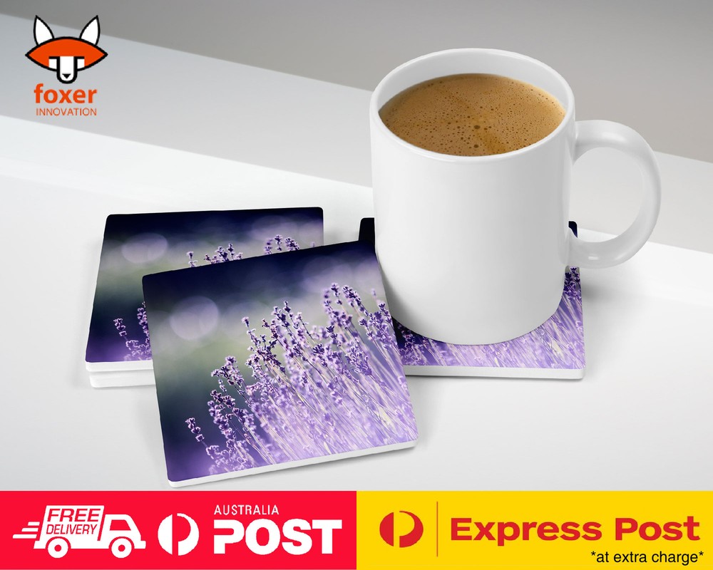 COASTER COFFEE DRINKING MAT|BEAUTIFUL PURPLE FLOWER PLANTS
