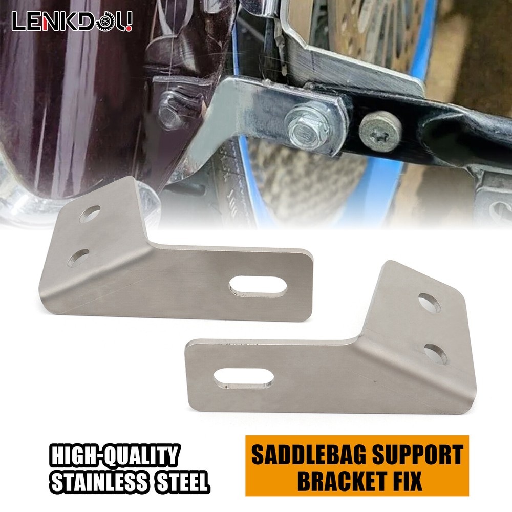 Fender Saddlebag Rail Support Bracket For Harley Touring Road King Electra Glide