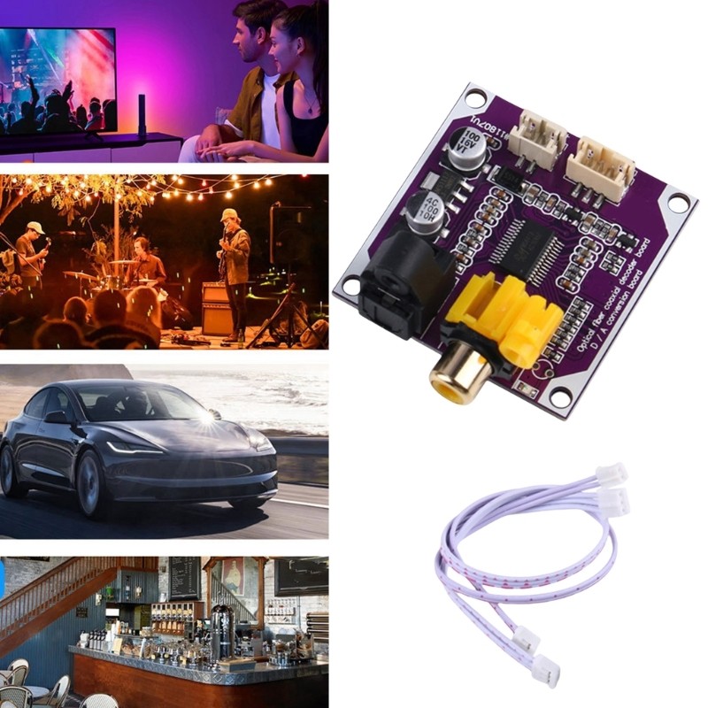 Advanced Decoding Board Featuring Opt Input for 24Bit 192K Stereo