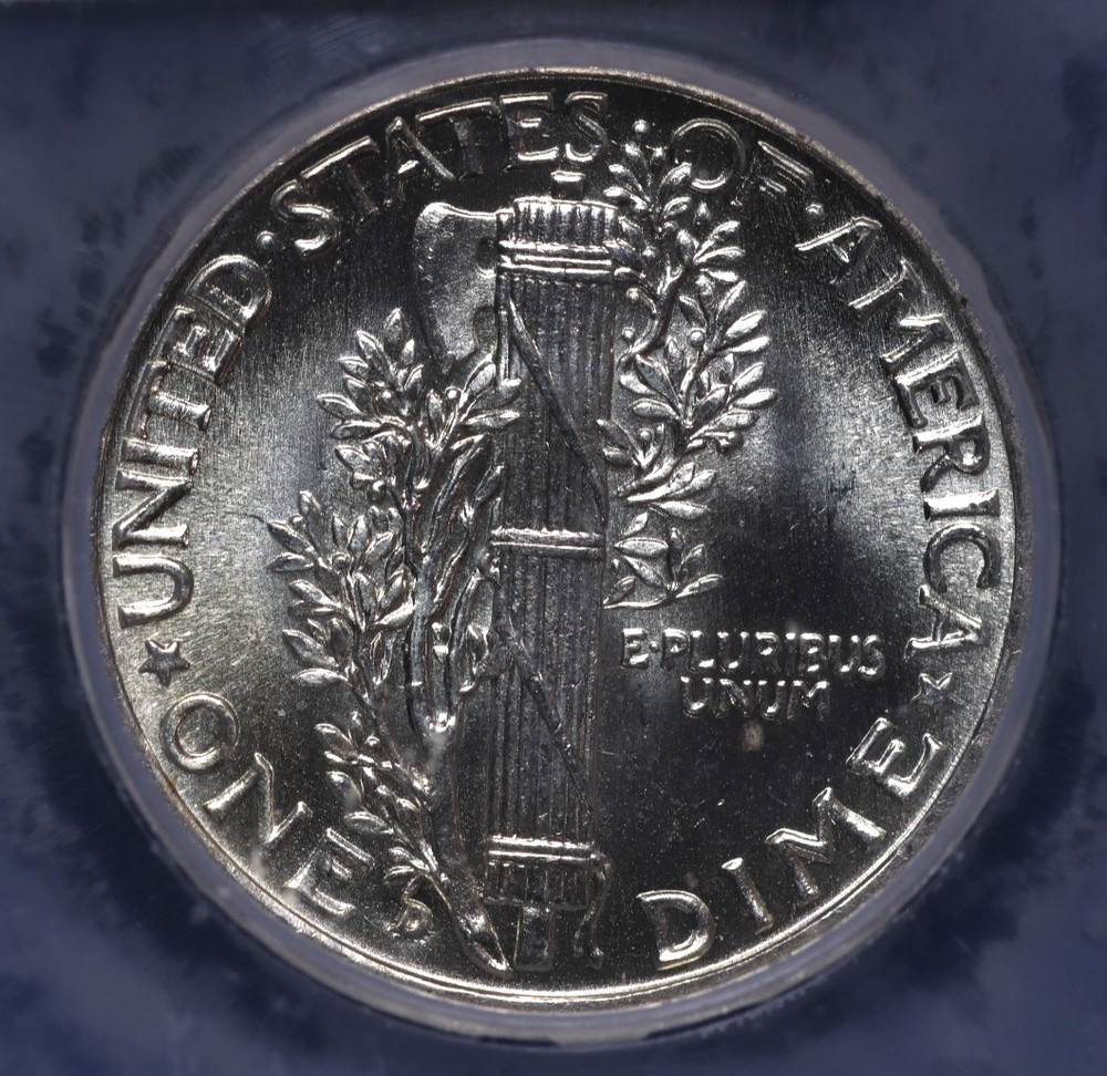 1939-D Mercury Dime 10C ICG MS67 FB