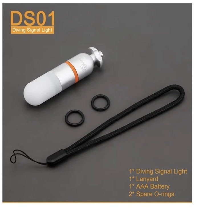 OrcaTorch SD01 Pro Dive Beacon New