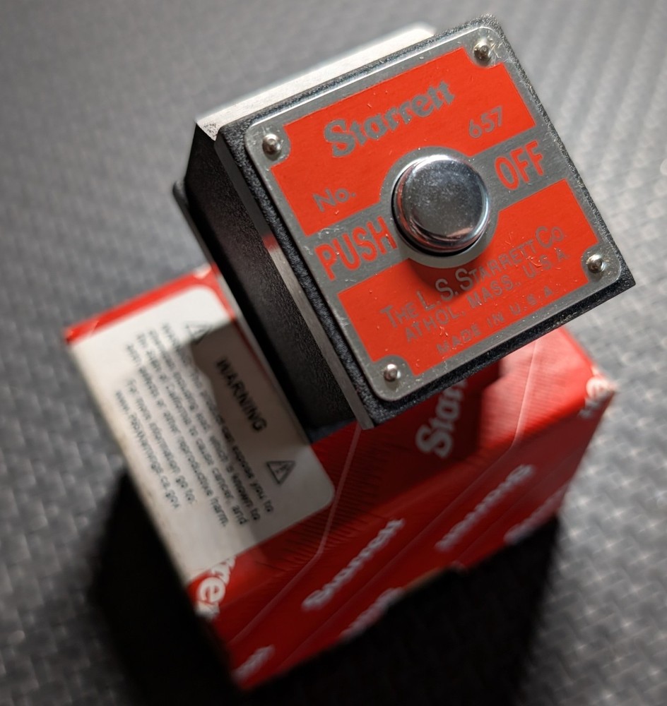 Starrett 657P Magnetic Base Dial Indicator Holder