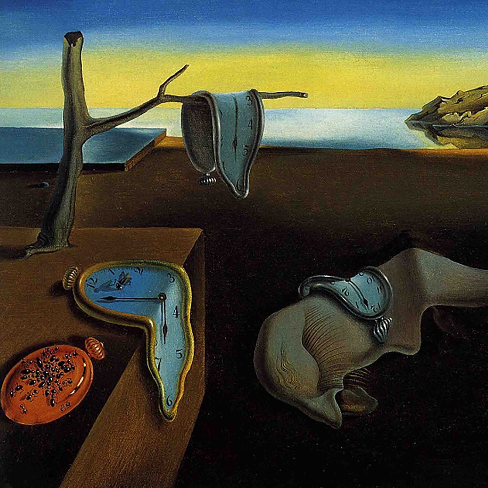 Salvador Dali Desk /Shelf Melting Clock - Silent & Fully Functional Clock