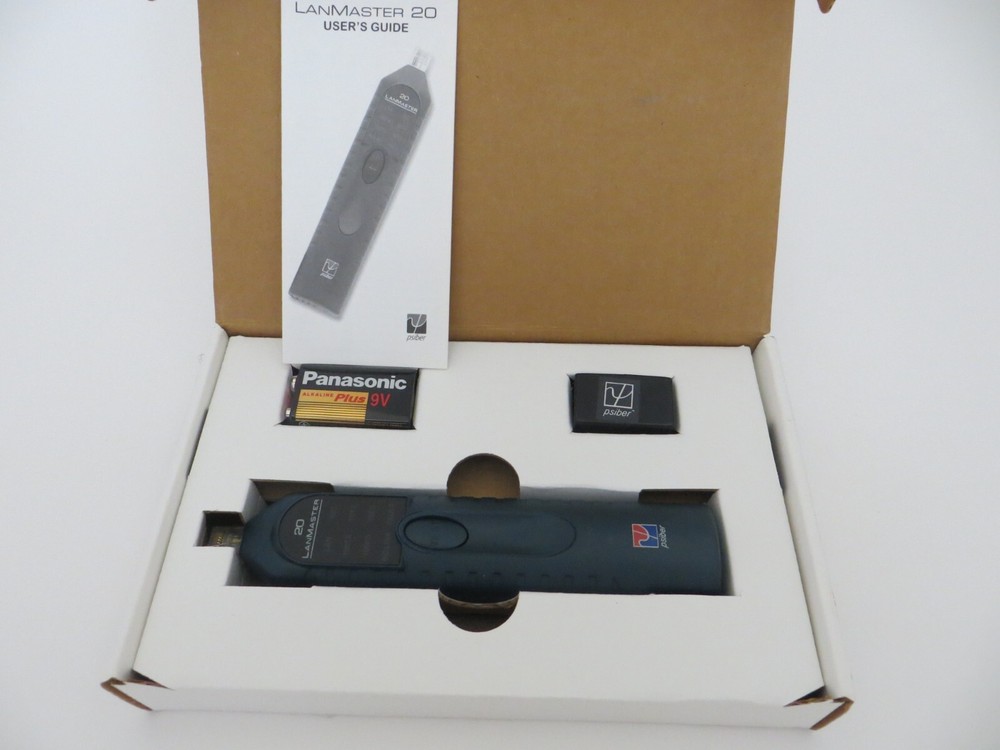Psiber LM20 LanMaster 20 Link Tester for Verifying LAN Operation