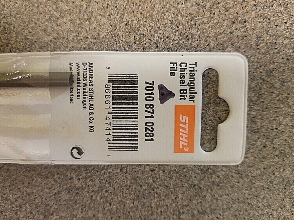 STIHL Triangular Chisel Bit files for RS square chain 7010 871 0281