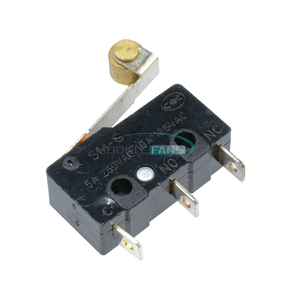 5PCS Tact Switch KW11-3Z Microswitch Round Handle 3PIN 5A 250V