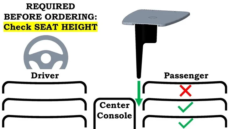 Portable Car Desk with Removable Clipboard/Drink Holders