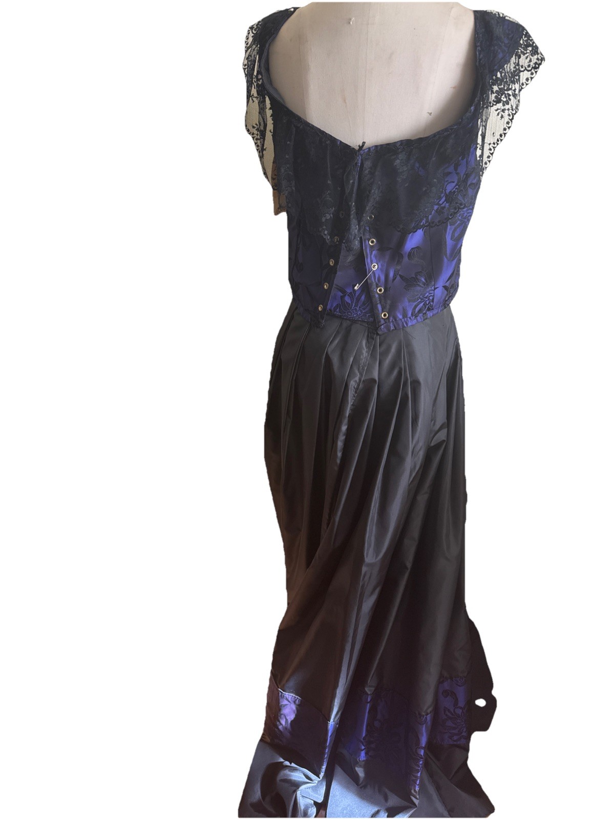 Vintage Hollywood Costume Victorian Two Piece Dress