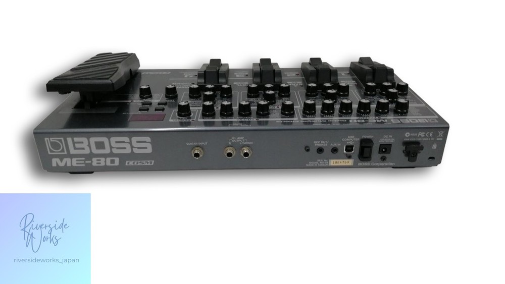 BOSS ME-80 Multi-Effects Pedal for Guitarists