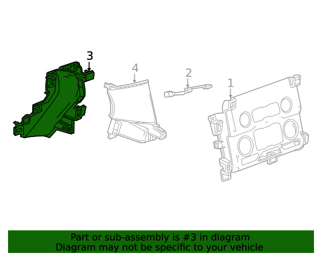 Genuine GM Lower Panel 84312141