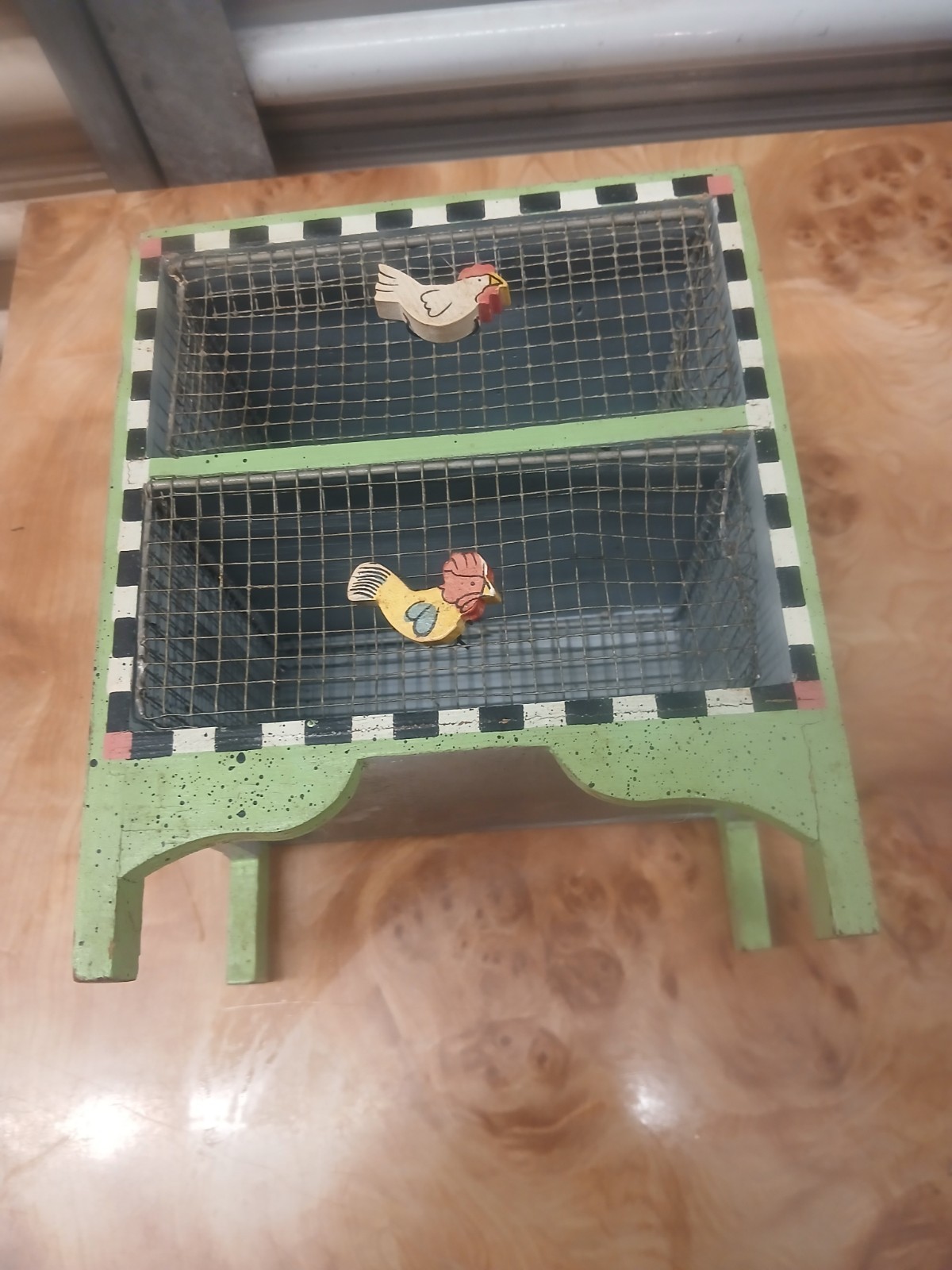 Chicken Coop/Hen House Egg Storage 8"×7"×5" Rustic Decor
