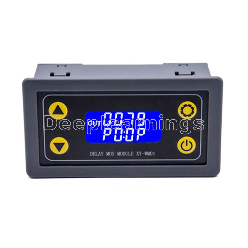 DC 6-30V multifunctional trigger delay cycle timing MOS tube control 5V 12V 24V