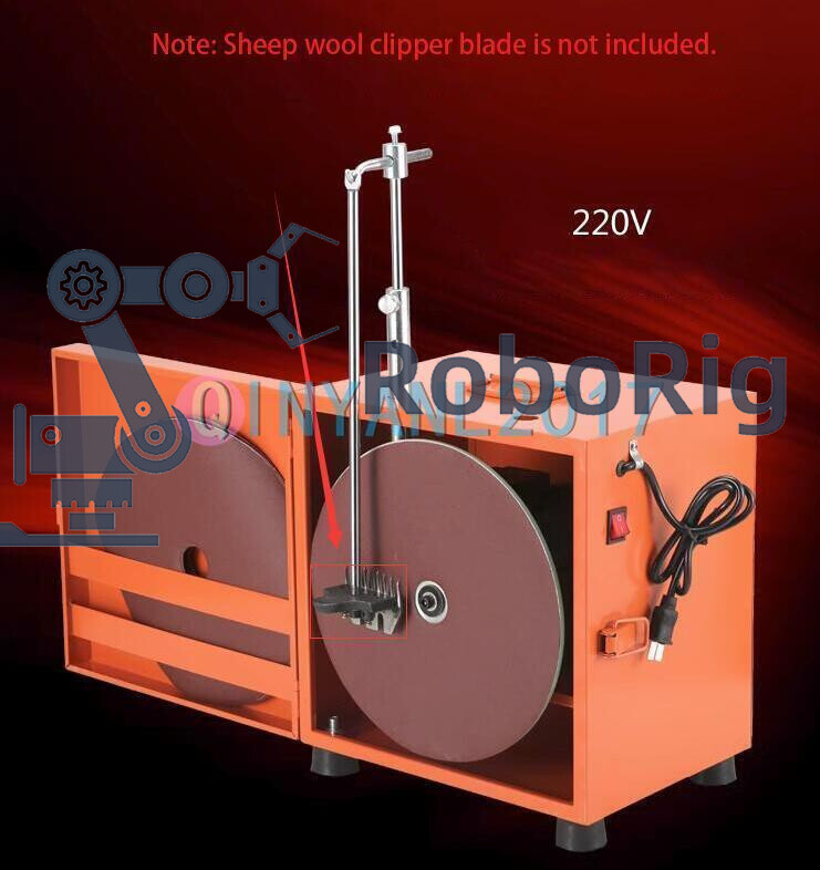 220V Electric Sheep Clipper Blade Sharpener Wool Shears Grinding Machine 900W