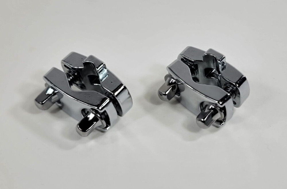Drum Memory Locks Chrome Finish for Rods with Diameter 3/8" to 1/2" (2pcs)