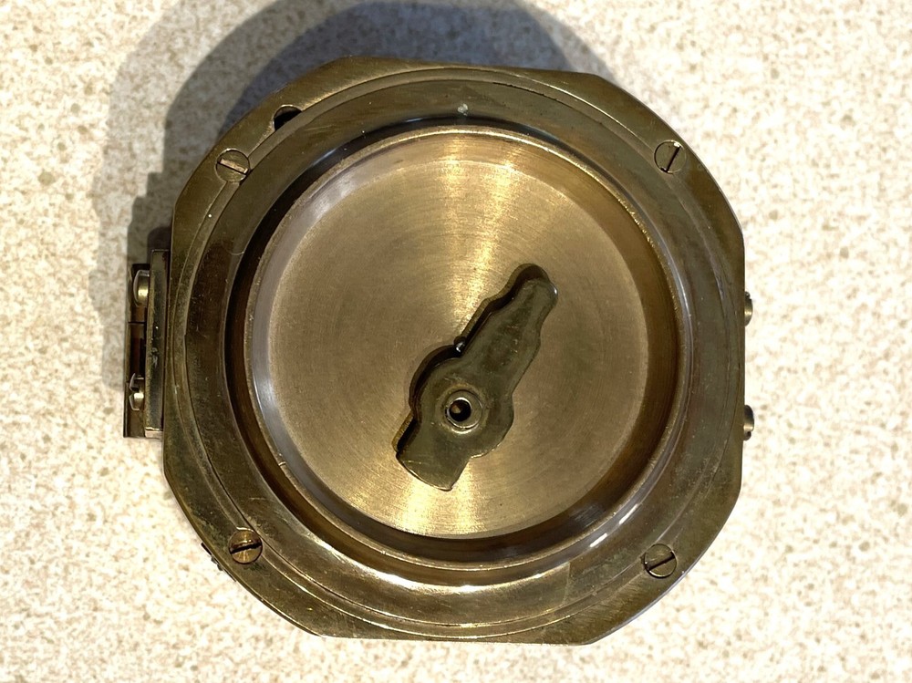 Brass Nautical Compass, fully functional