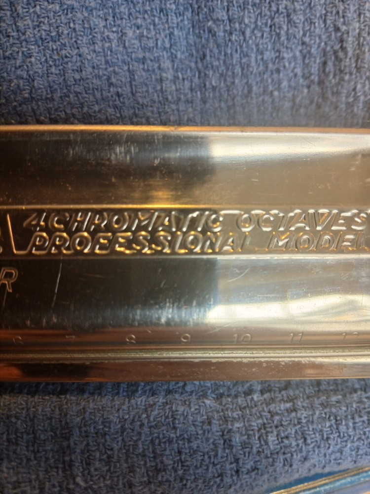 The 64 Chromonica 4 chromatic octaves Harmonica "C" Professional Model