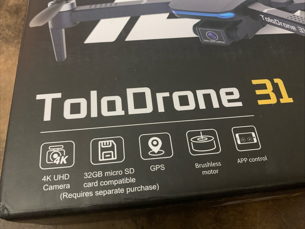 TolaDrone 31 w/4K HD Camera - New in Box
