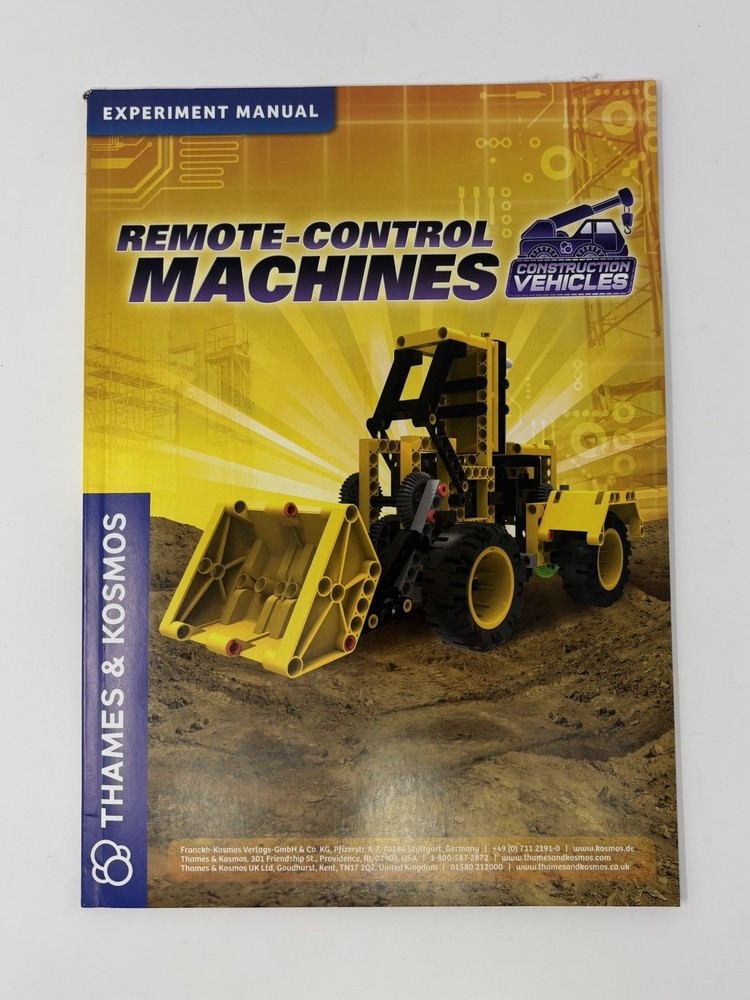 Thames & Kosmos Remote-Control Machines 620378 Construction Vehicles Open Box