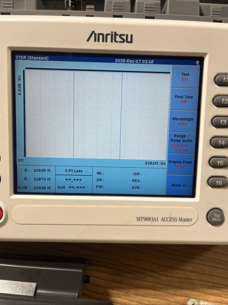 Anritsu Access Master MT9083A1 Opts 10/6/2