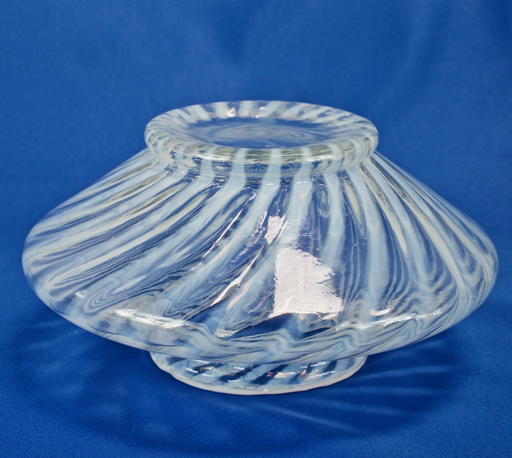 Deco Swirled glass globes for a light or sconce