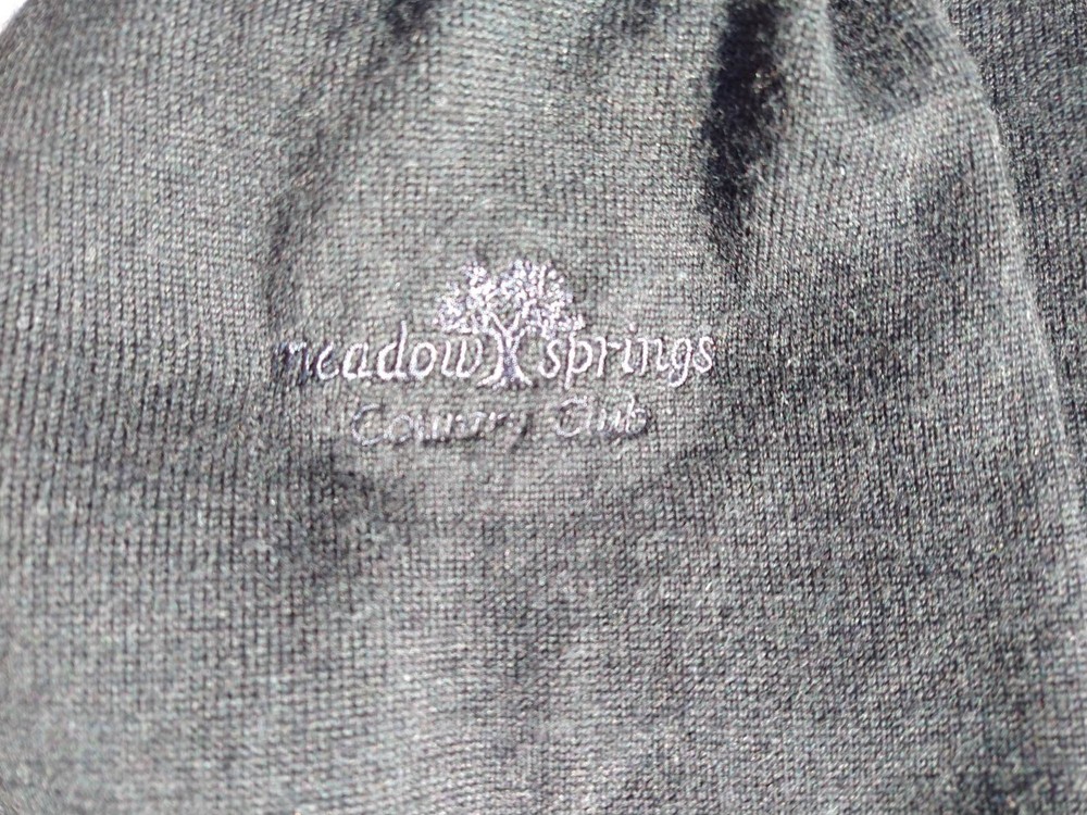 FOOTJOY BLACK WOOL PULLOVER GOLF SWEATER SIZE XL
