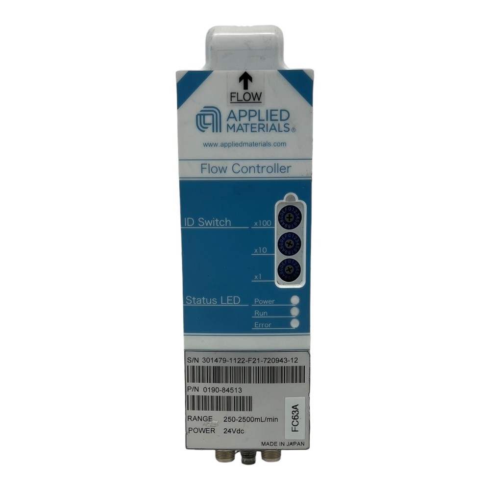 AMAT APPLIED MATERIALS 0190-84513 FLOW CONTROLLER 250-2500ML/MIN