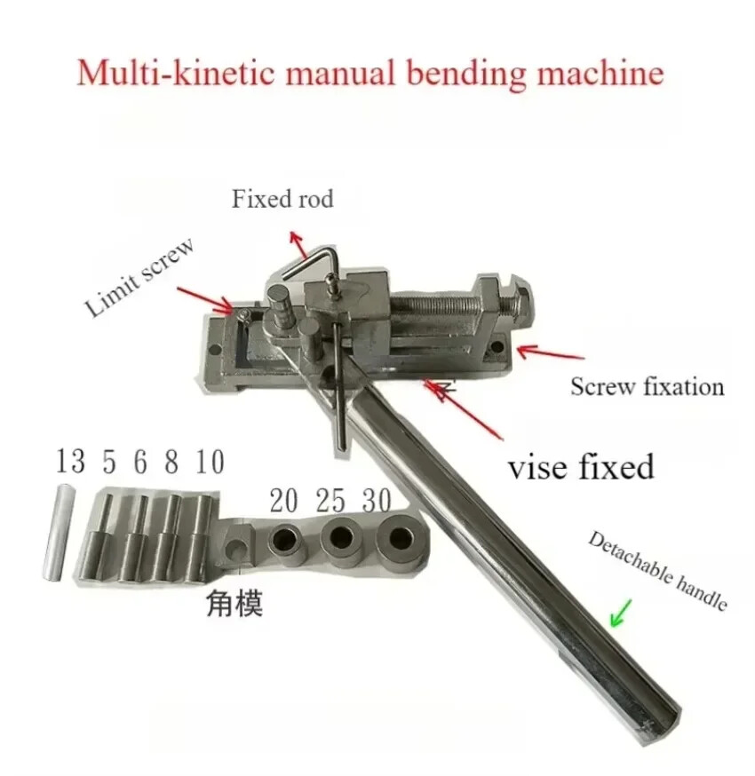 Manual Bending Machine Tool DIY Pipe Bending Machine Is Suitable for All Kinds