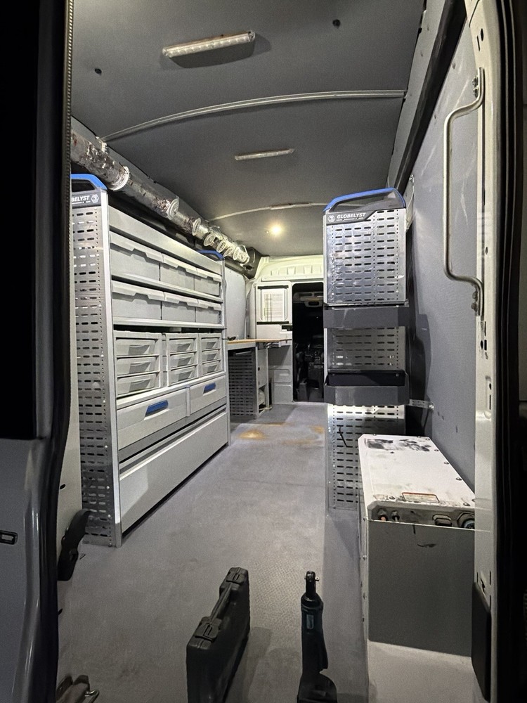 Ford Transit Contractor Van Setup ZeroRPM Power System + Sortimo Shelving System