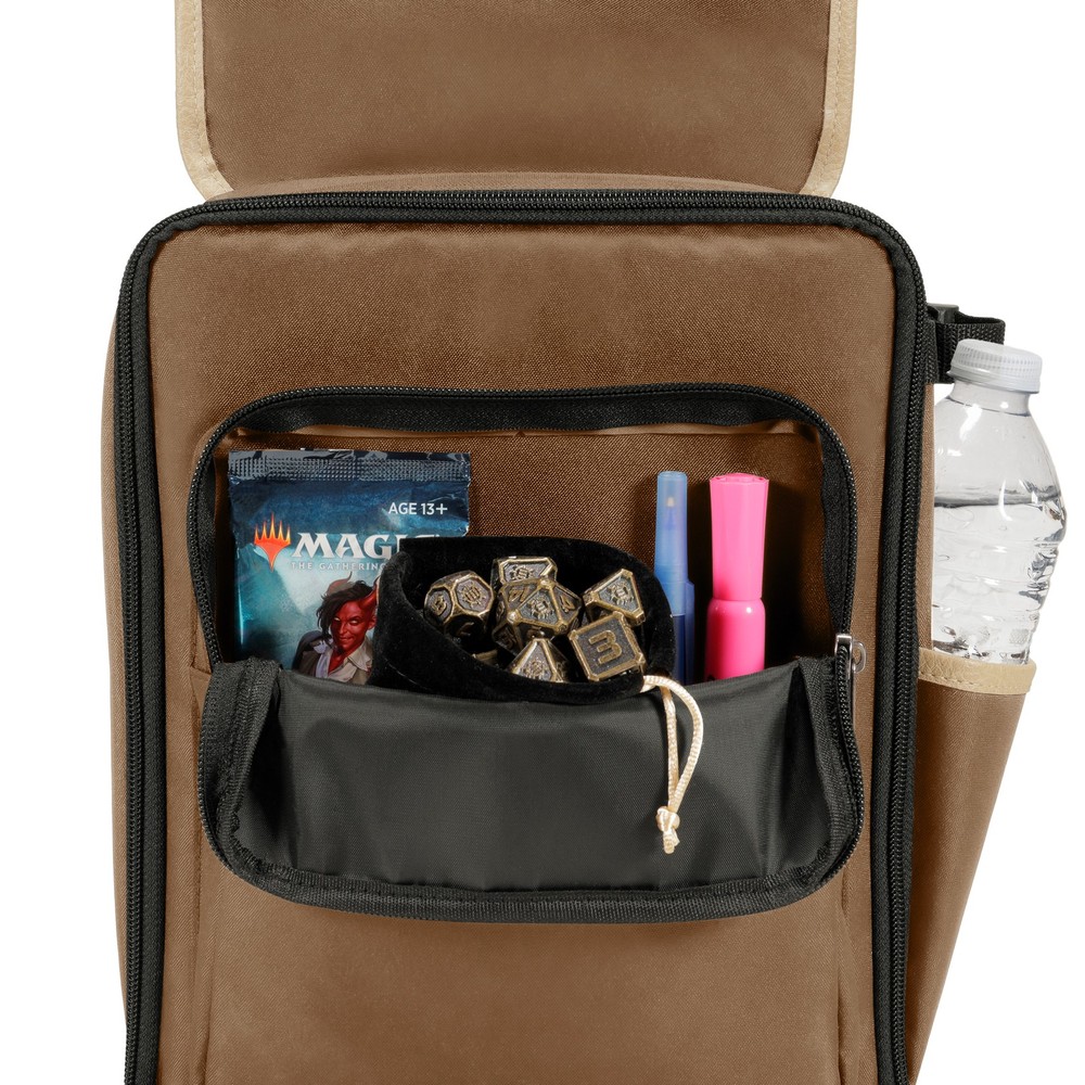 ENHANCE Designer Edition Small MTG Backpack with Customizable Interior (Tan)