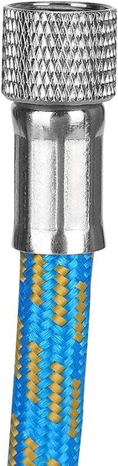 HUBEST 6Ft Braided Airbrush Air Hose with 1/8 Inch to 1/4 Inch Adapter - Nylon B
