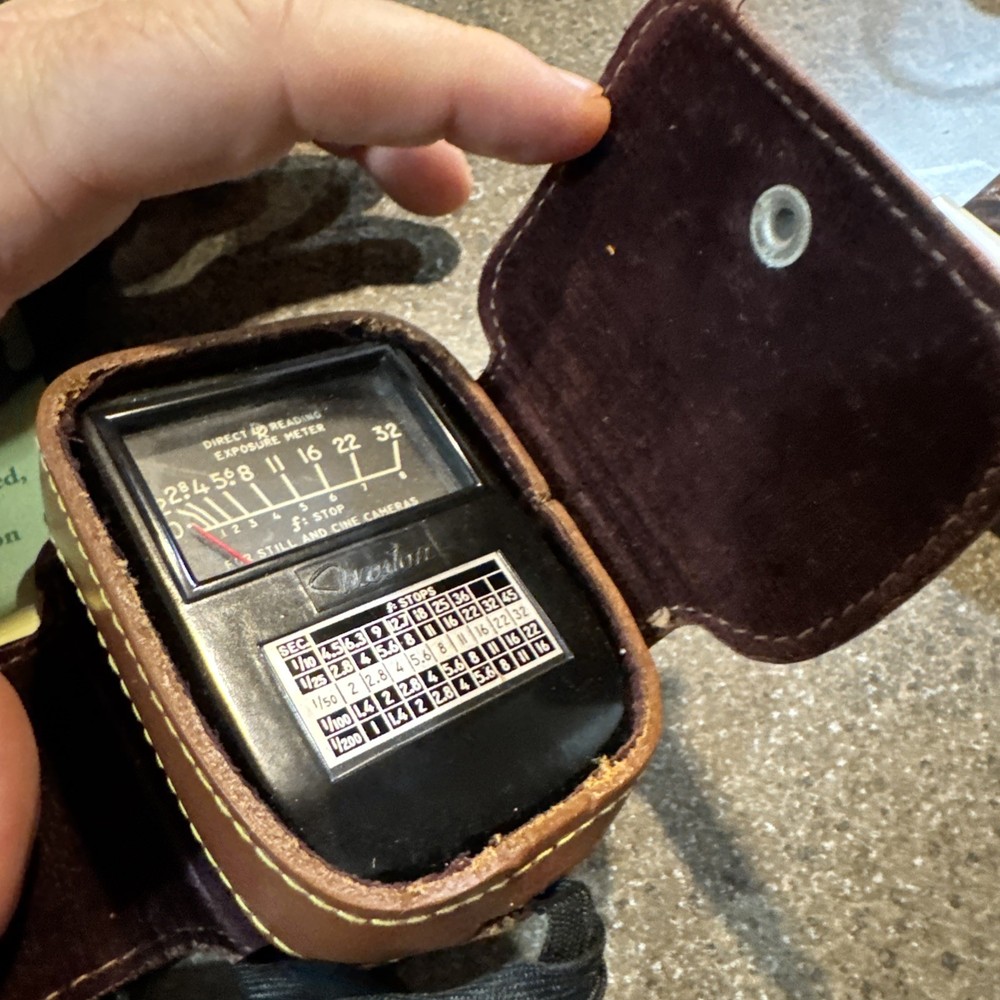 VTG Weston Direct Reading Exposure Light Meter w/ Original Case Camera Accessory