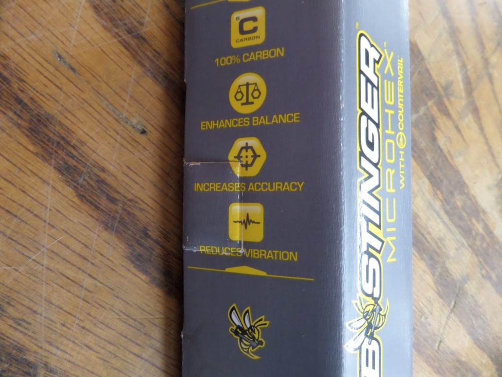 NEW B-Stinger 6" MicroHex TAN Stabilizer, compound bow-MHX06TN