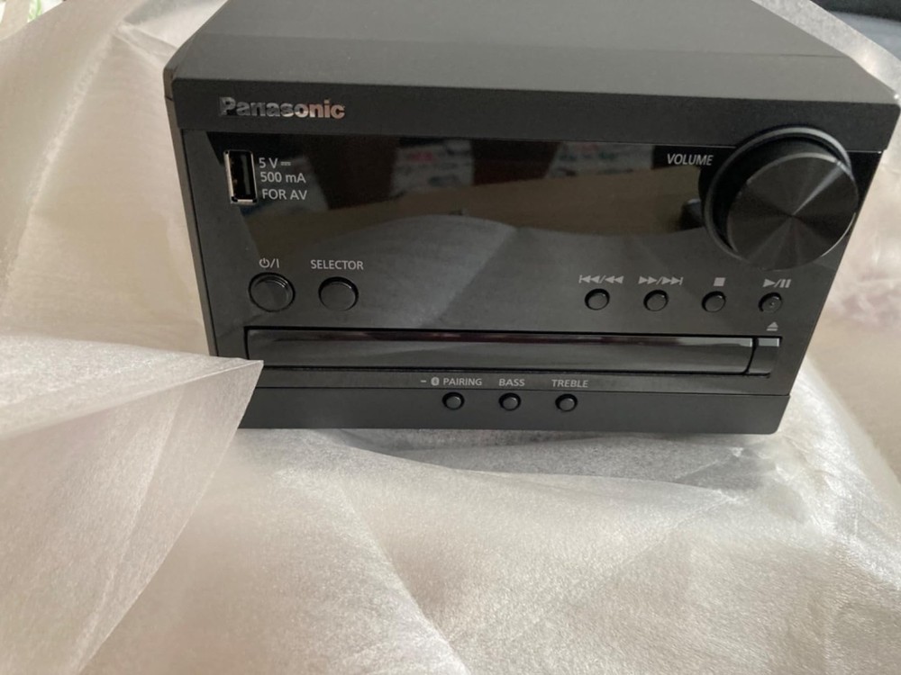 Panasonic Compact Stereo System with CD Player, Bluetooth, FM Radio and USB ...