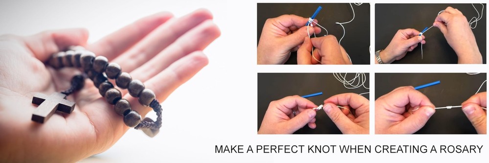 Rosary Cord Knotting Tool #36#7 & #9 Two Sided Twine Knotting Tool (1) 1 Pack