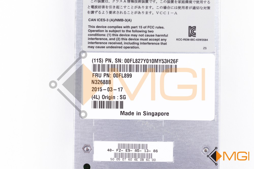 IBM SAS RAID CONTROLLER MODULE BLADECENTER // 00MW384 // 00FL899 // 00FL827