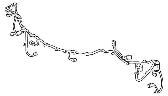 Genuine GM Front Object Alarm Sensor Wiring Harness 86797656