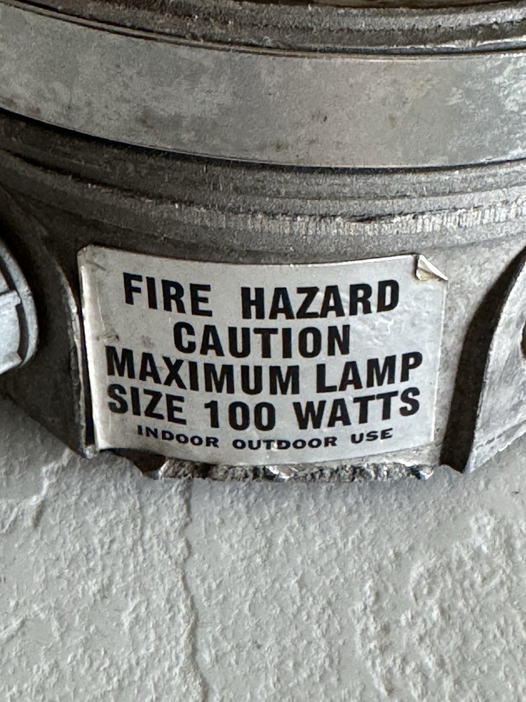 Vintage STD KEIL VXS-100 Explosion Proof Light