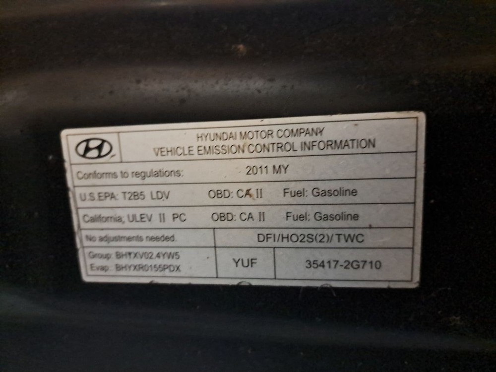 2011 Sonata Jack Sku#4282989