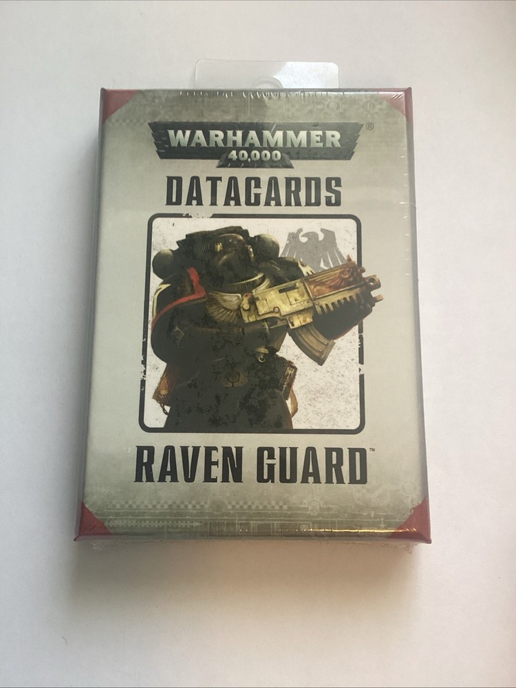 Warhammer 40,000  - Raven Guard DataCards - OOP - SEALED