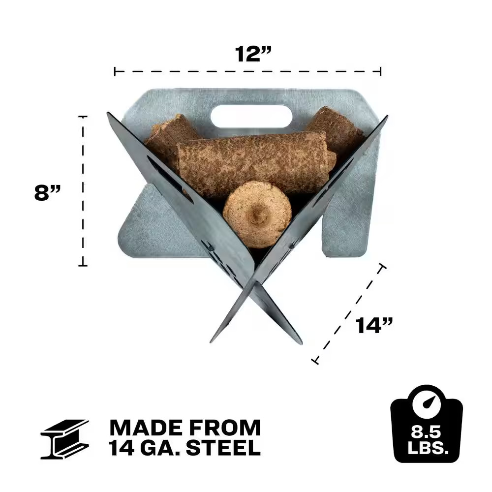 US14TP Portable Collapsible Triangular Fire Pit