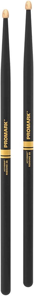 3 PACK Promark Rebound 2B ActiveGrip Acorn Tip Drumsticks