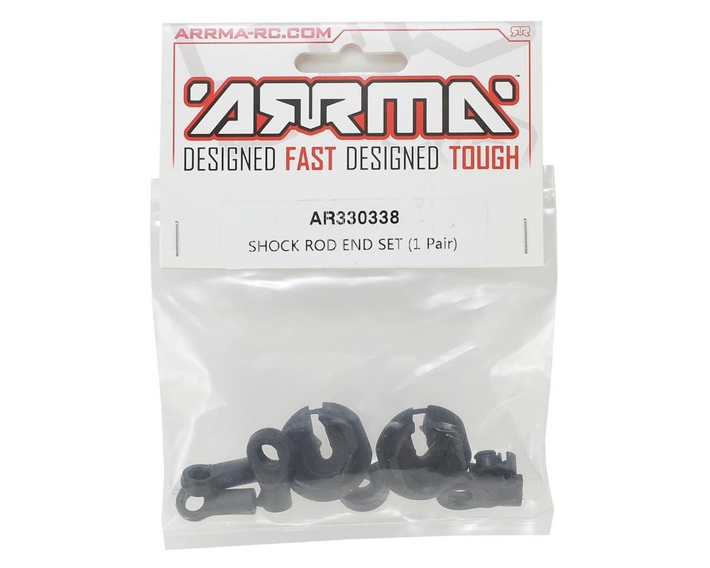 Arrma AR330338 Nero Shock Rod End Set 2 Durable Composite Material (ARAC8971)