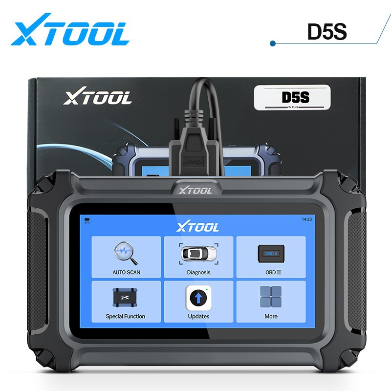 2026 XTOOL D5S OBD2 Scanner Engine ABS SRS Transmission Diagnostic 16+ Resets