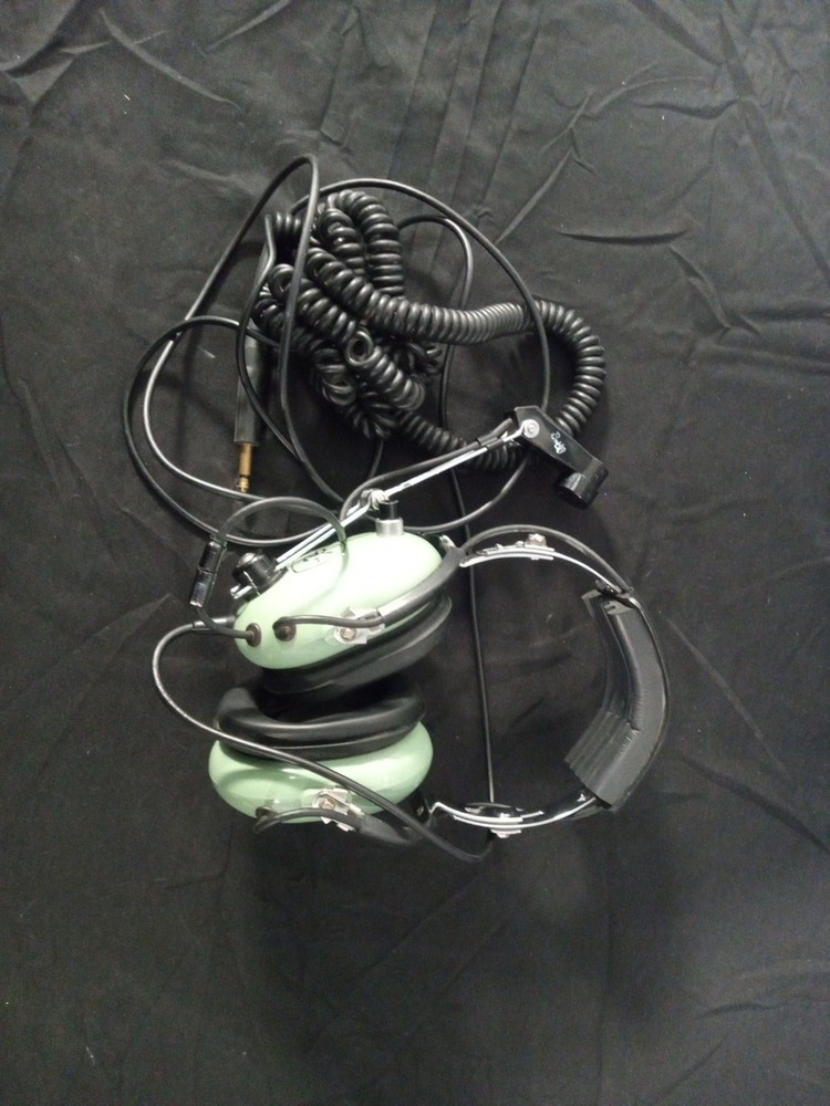 David Clark GHS-86-13.4 Aviation Headset M-7A Mic Untested