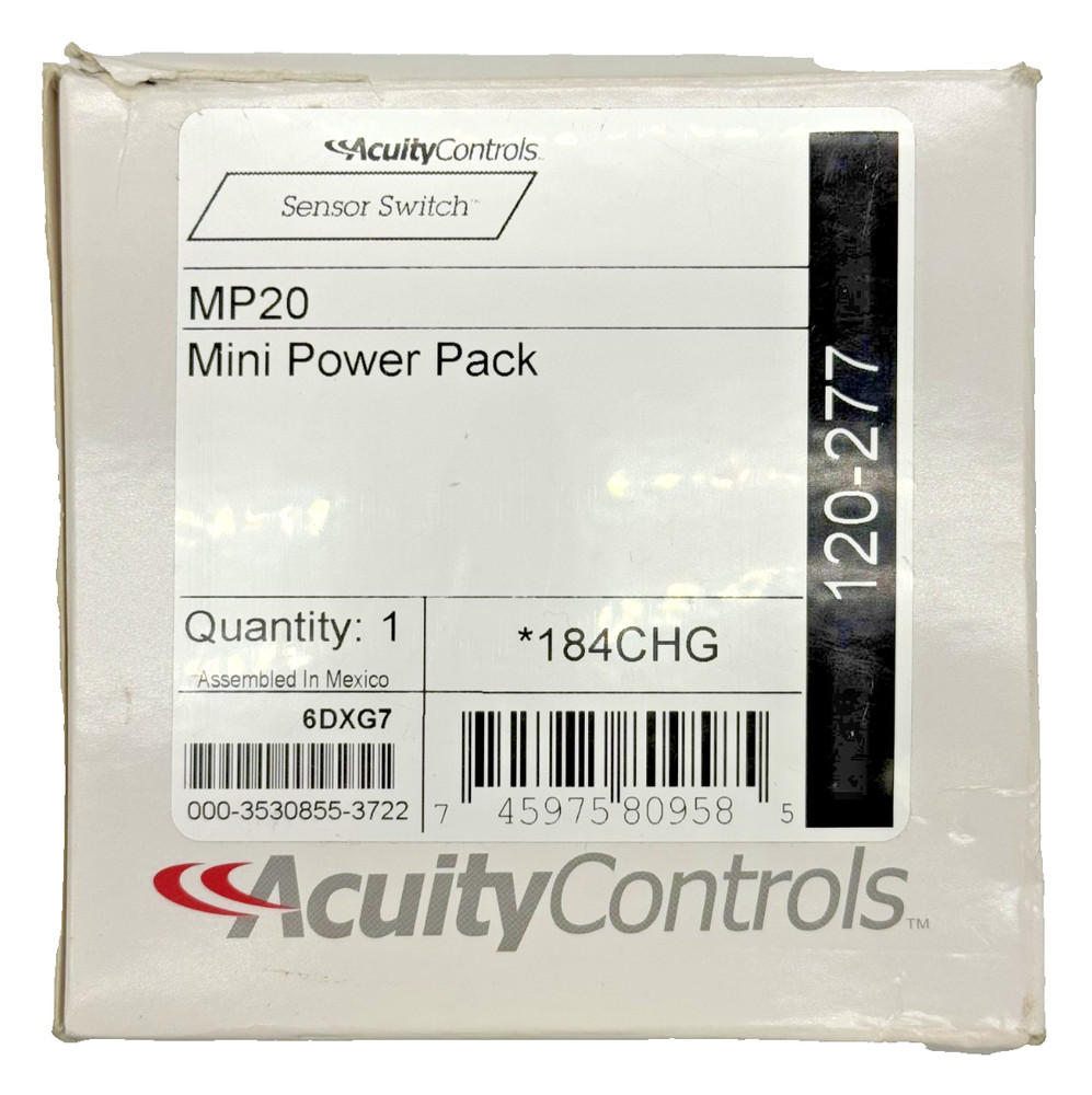Acuity Controls Sensor Switch MP20 Mini Power Pack