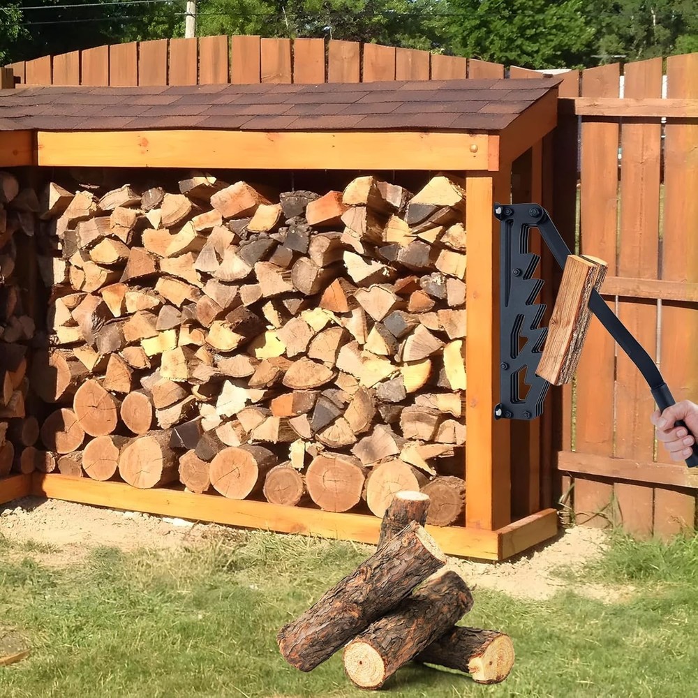 2025 Wall Mounted Kindling Splitter with Extended Handle
